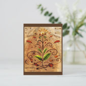 「お茶の葉書をどうぞ ポストカード (スタンド正面)