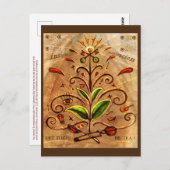 「お茶の葉書をどうぞ ポストカード (正面/裏面)