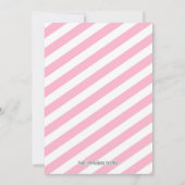 お茶の誕生日パーティー招待状 招待状 (裏面)