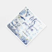 お茶の誕生日祝おう子供へ スタンダードランチョンナプキン (角)