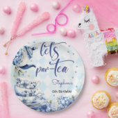 お茶の誕生日祝おう子供へ ペーパープレート (パーティー)