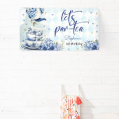 お茶の誕生日祝おう子供へ 横断幕 (インサイチュ)