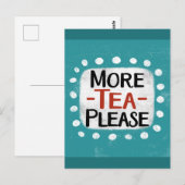お茶の追加はがき ポストカード (正面/裏面)