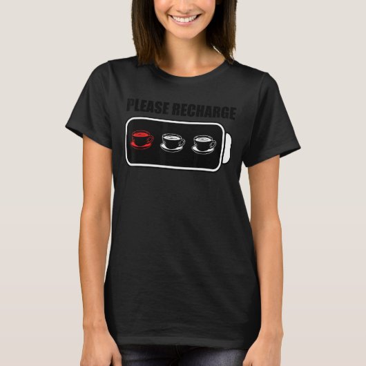 お茶の飲み物を飲む茶碗に達してください Tシャツ (正面)
