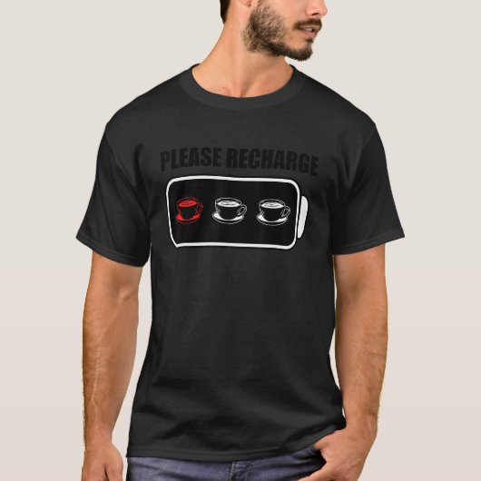 お茶の飲み物を飲む茶碗に達してください Tシャツ (正面)