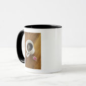 お茶の高角の眺め マグカップ (正面左)