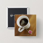 お茶の高角の眺め 缶バッジ (正面&裏面)