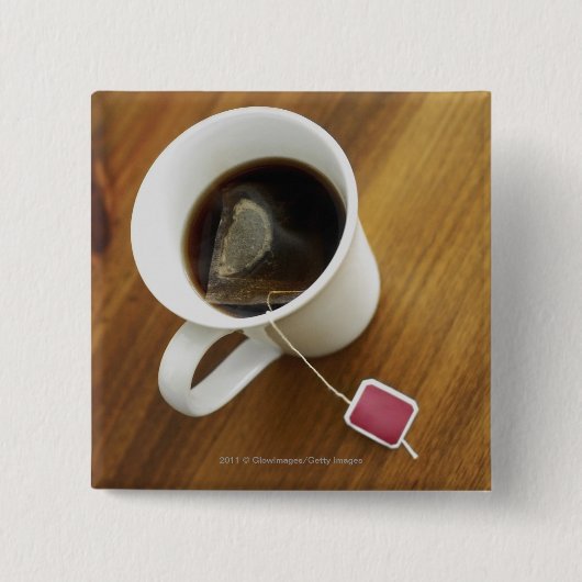 お茶の高角の眺め 缶バッジ (正面)