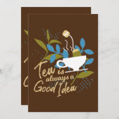 お茶はいつも良いアイディアver 2 シーズンカード (正面/裏面)