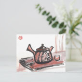 お茶はがき ポストカード (スタンド正面)