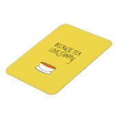 お茶はハッピースローガンが大好き日本ので、スタイルカップ マグネット (左側)