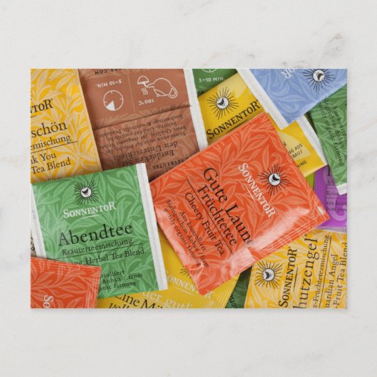 お茶は好き? ポストカード (正面)