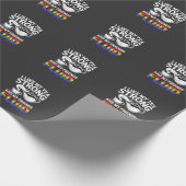 お茶は強く、友達は流動的LGBTQが好き ラッピングペーパー (角)