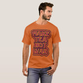 お茶は戦争の花のパワースタイル Tシャツ (正面フル)