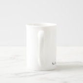 「お茶は私が必要としているだけ」とVoleは言った。 ボーンチャイナマグカップ (裏面)