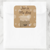 お茶は私のバッグ スクエアシール (バッグ)