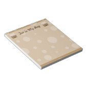 お茶は私のバッグ ノートパッド (アングル)