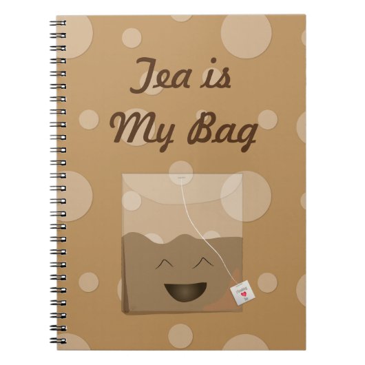 お茶は私のバッグ ノートブック (正面)