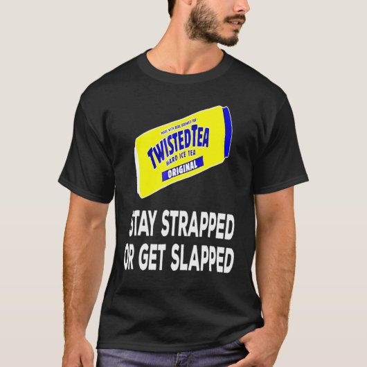 お茶は緊張するか、ひねられる Tシャツ (正面)