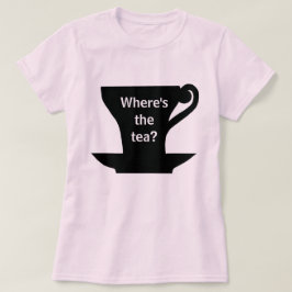 お茶は？シャツ Tシャツ