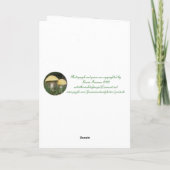 「お茶への招待」 シーズンカード (裏面)