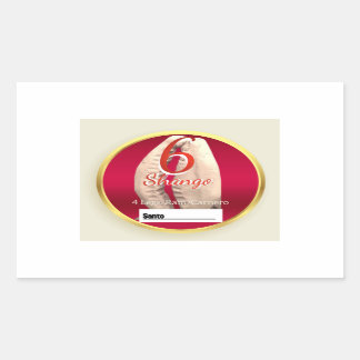 お茶またはエボのシャングラベルセット 長方形シール