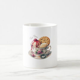 お茶わんとアイスクリームを愛する人のためにおもしろい、 コーヒーマグカップ