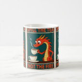 お茶をこぼす コーヒーマグカップ (中央)