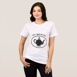 お茶をこぼす トライブレンドTシャツ