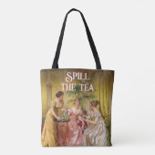 お茶をこぼす トートバッグ (裏面)