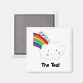 お茶をこぼす マグネット (正面/裏面)