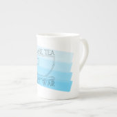 お茶を作る ボーンチャイナマグカップ (正面右)