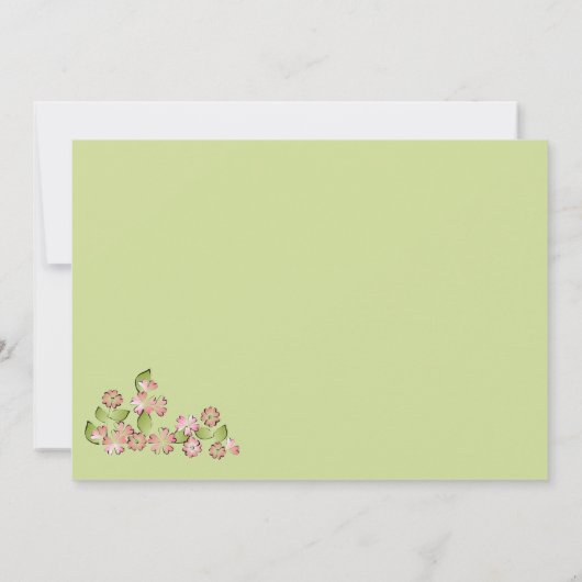 お茶を庭に 招待状 (裏面)