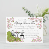 お茶を庭に 招待状 (スタンド正面)