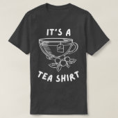 お茶を愛する人におもしろい贈るティーシャツ Tシャツ (デザイン正面)