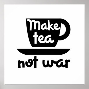 お茶を戦争にしない ポスター