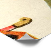 お茶を注ぐ女の子せきのじゅんいちろう1946 ポスター (角)