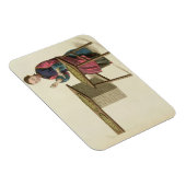 お茶を淹れる女性「衣装」からプレート21号 マグネット (右側)