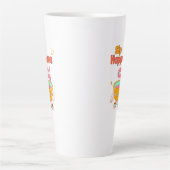 お茶を濁すユーモア ラテ マグカップ (正面)
