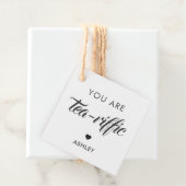 お茶を節約する、お茶のギフトタグ、クラフト フェイバータグ (インサイチュ)