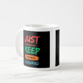 お茶を飲み過ぎ与えた コーヒーマグカップ (正面左)