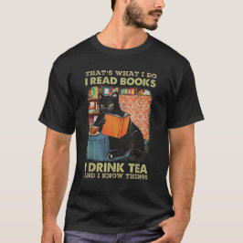 お茶を飲むの読は私の本だ Tシャツ