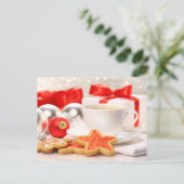 お茶を飲む時間 ポストカード (スタンド正面)