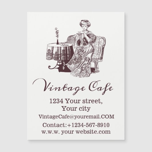 お茶を飲む (正面)