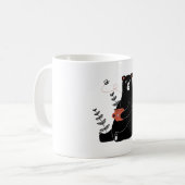 お茶を飲む コーヒーマグカップ (正面左)