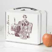 お茶を飲む メタルランチボックス (インサイチュ)