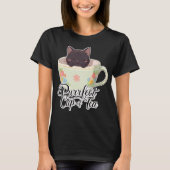 お茶を飲む Tシャツ (正面)