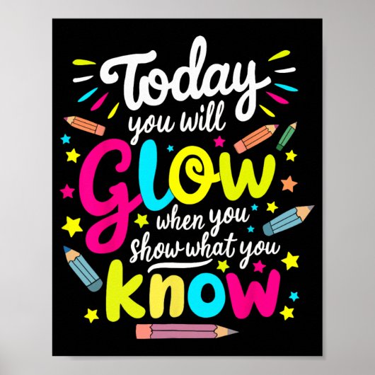 お茶を飲めば光が出る ポスター (正面)