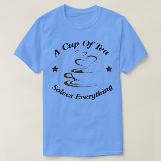 お茶を飲めば全てが解ける2 Tシャツ (デザイン正面)