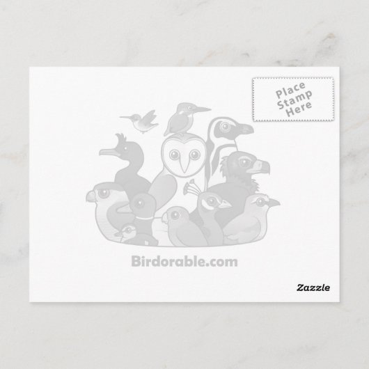 お茶を飲め ポストカード (裏面)